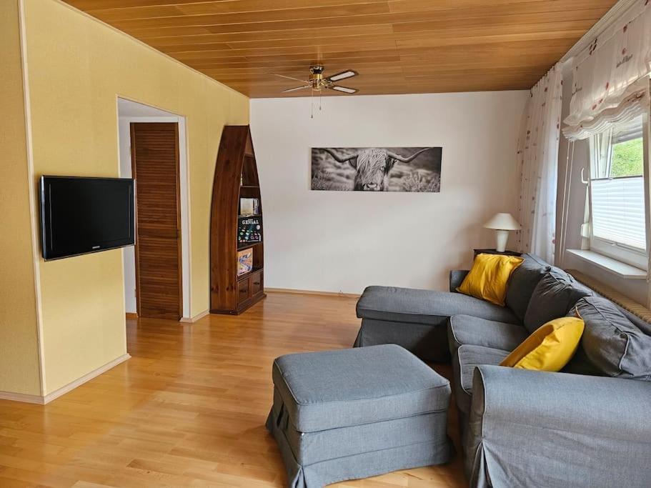Grosse Ferienwohnung Am Waldrand 쇠나우 외부 사진